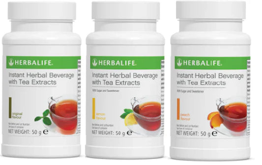 Herbalife instant herbal beverage tea discount Bundle - all flavours 51g